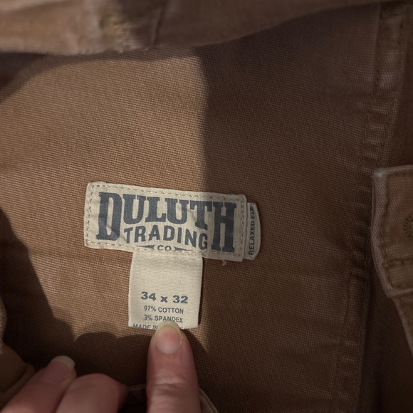 Duluth Flex Fire Hose Pants 34x32 Khaki - Picture 3 of 4